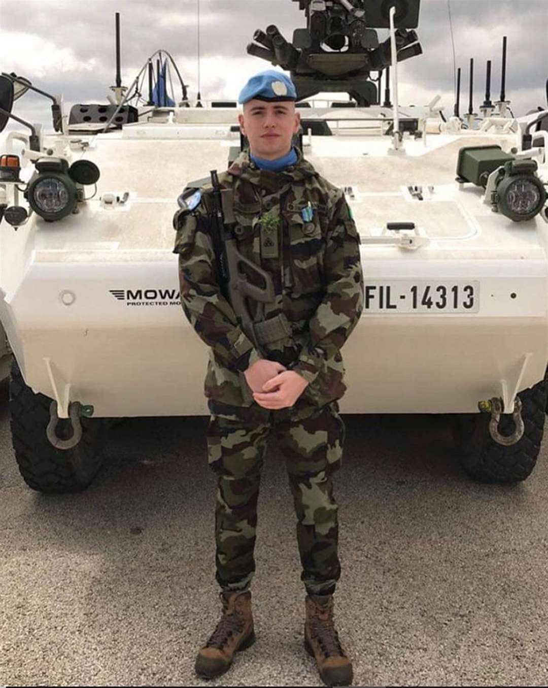 Private Sean Rooney of Newtowncunningham in Co Donegal, the Irish peacekeeping soldier killed in Lebanon (Defence Forces/PA)