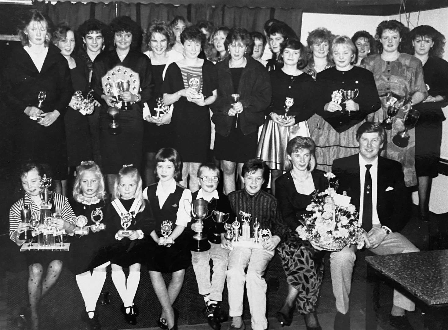 A Caithness Riding Club prize-giving in 1989.