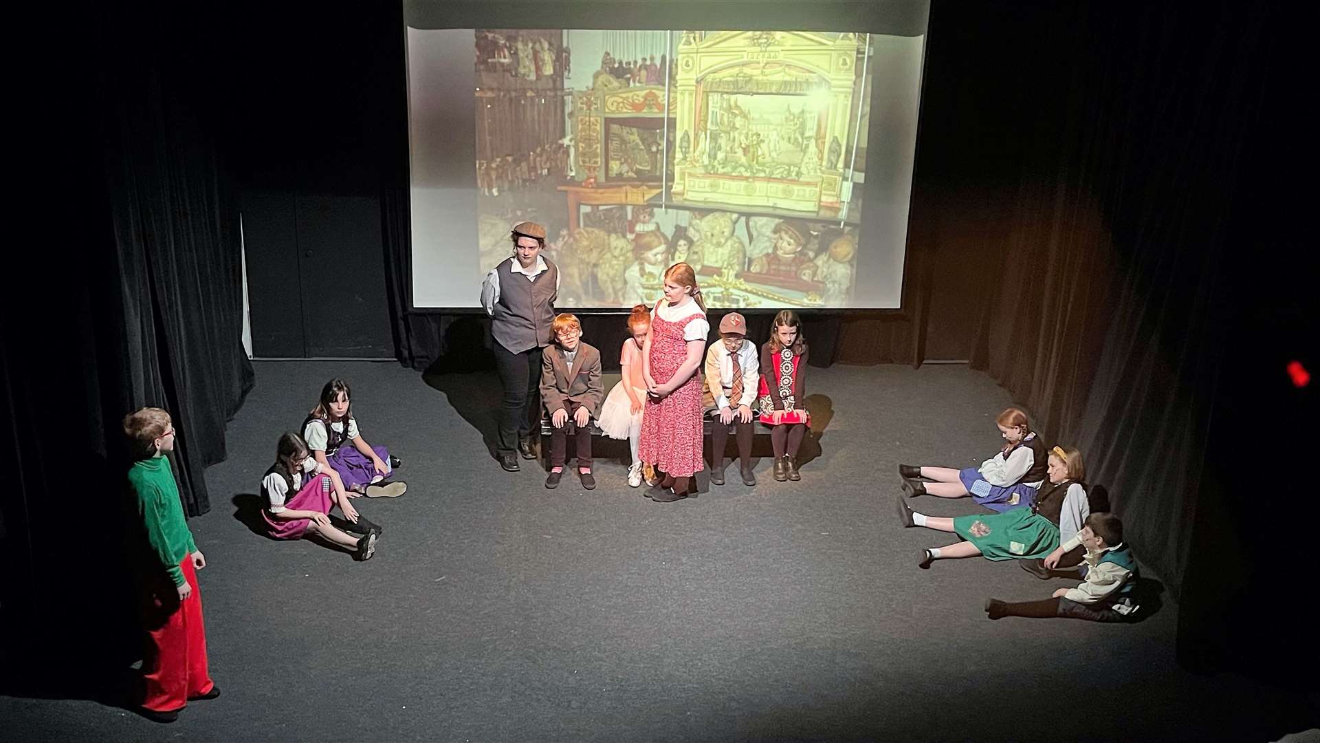 Mr Artigiano's puppet show at the Mill Theatre in Thurso.