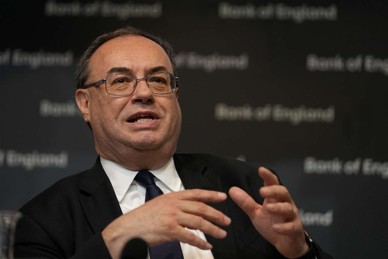 Governor of the Bank of England Andrew Bailey (Frank Augstein/PA)