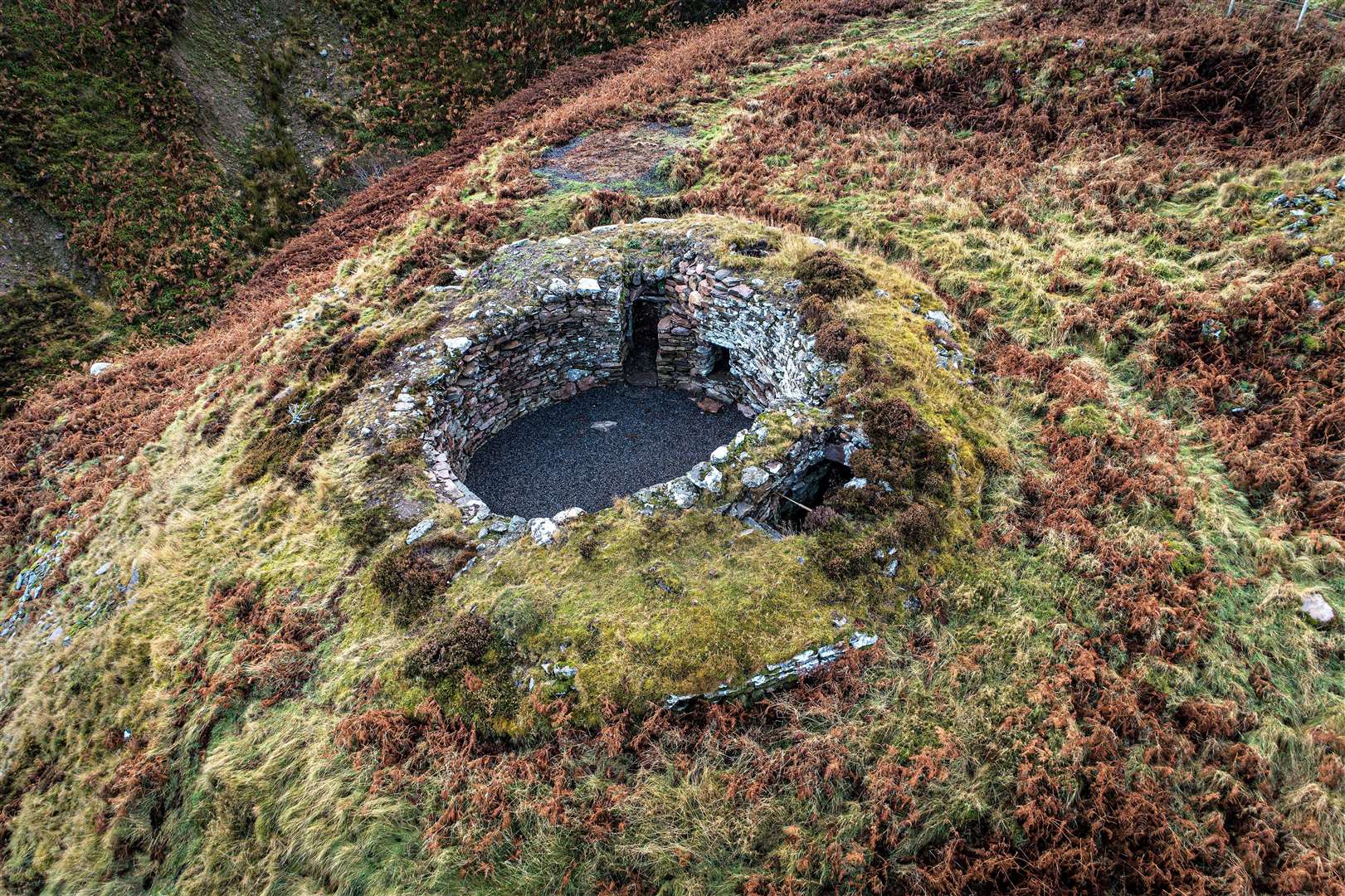 Ousdale broch after access and conservation improvements were carried out by the Caithness Broch Project team. Picture: Angus Mackay