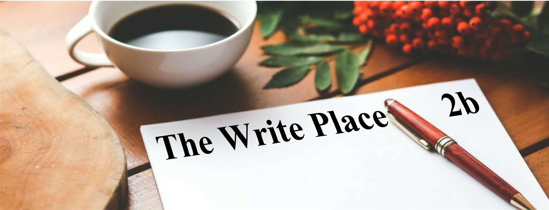 The logo of the Write Place 2b group.
