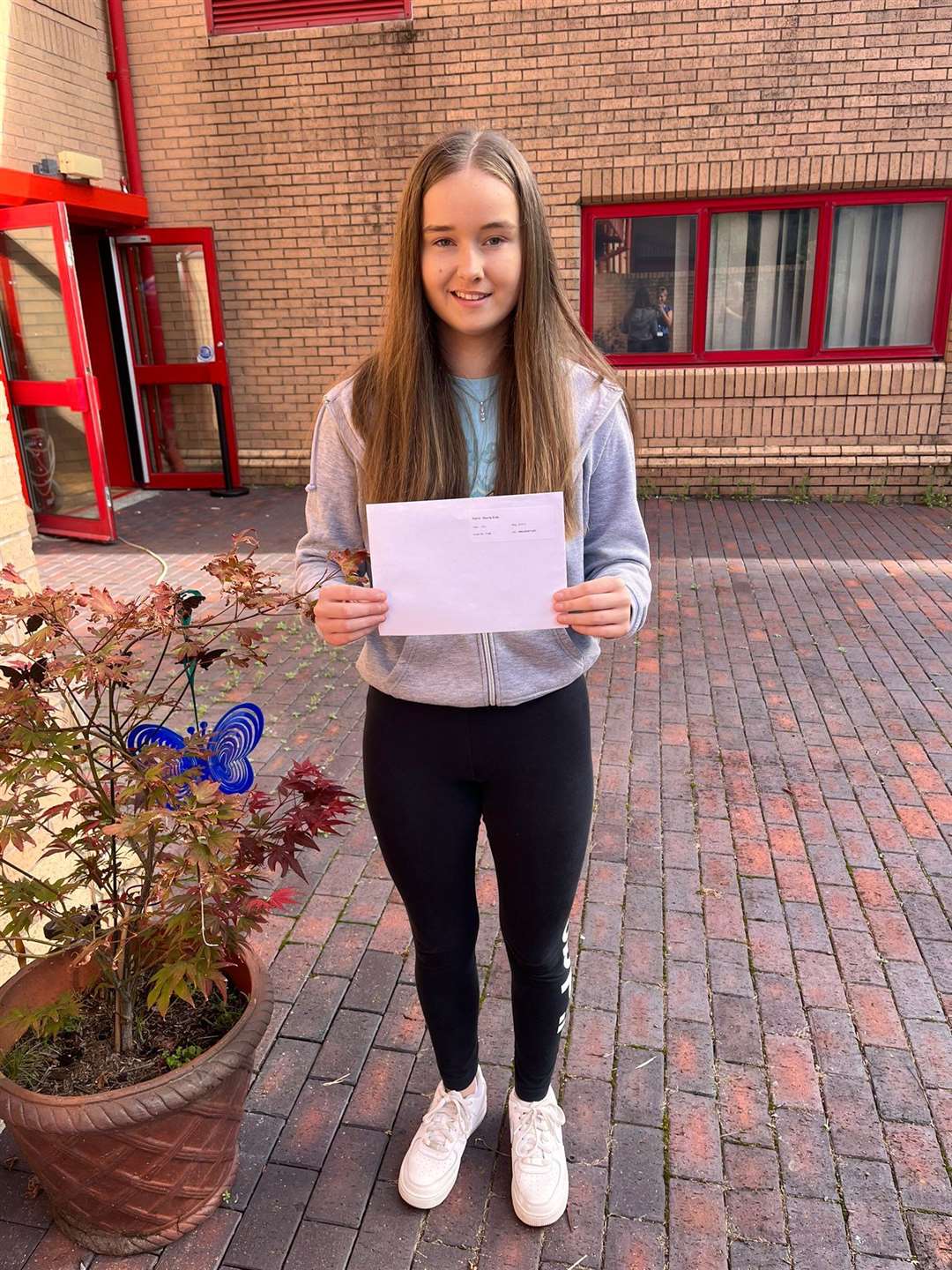 Evie Norris scored top grades in her GCSEs (family handout/PA)