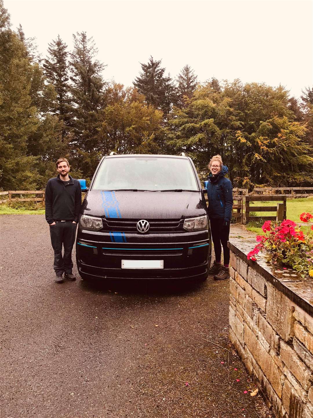 Holidaymakers Stefan Baranowski and Alice Radford were able to continue their trip round the Highlands in a campervan from Caithness.