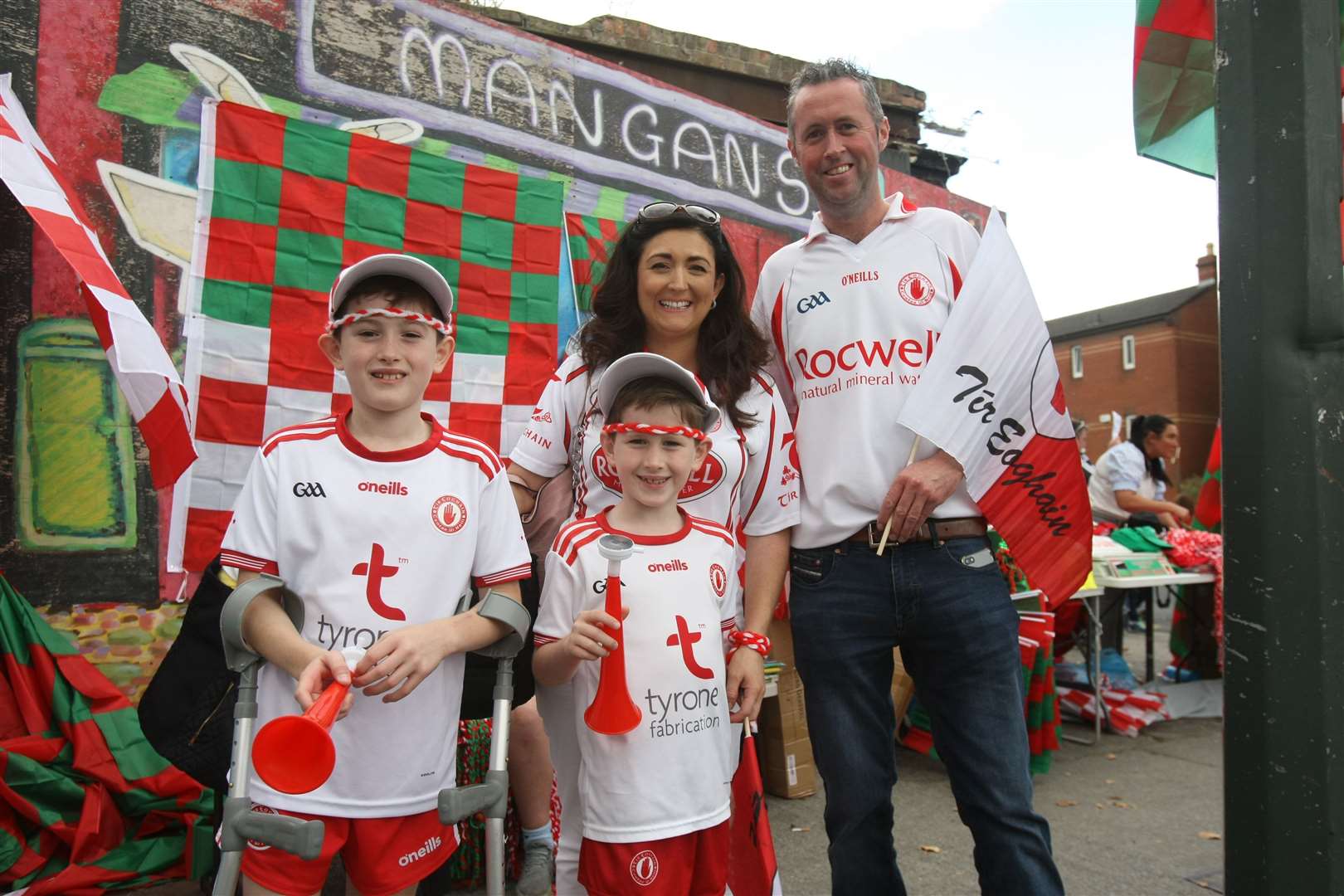 There was a great atmosphere at the ground (Damien Storan/PA)