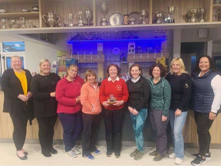 Thurso ladies defeated their Reay counterparts to take the Sandra Proudler Trophy.