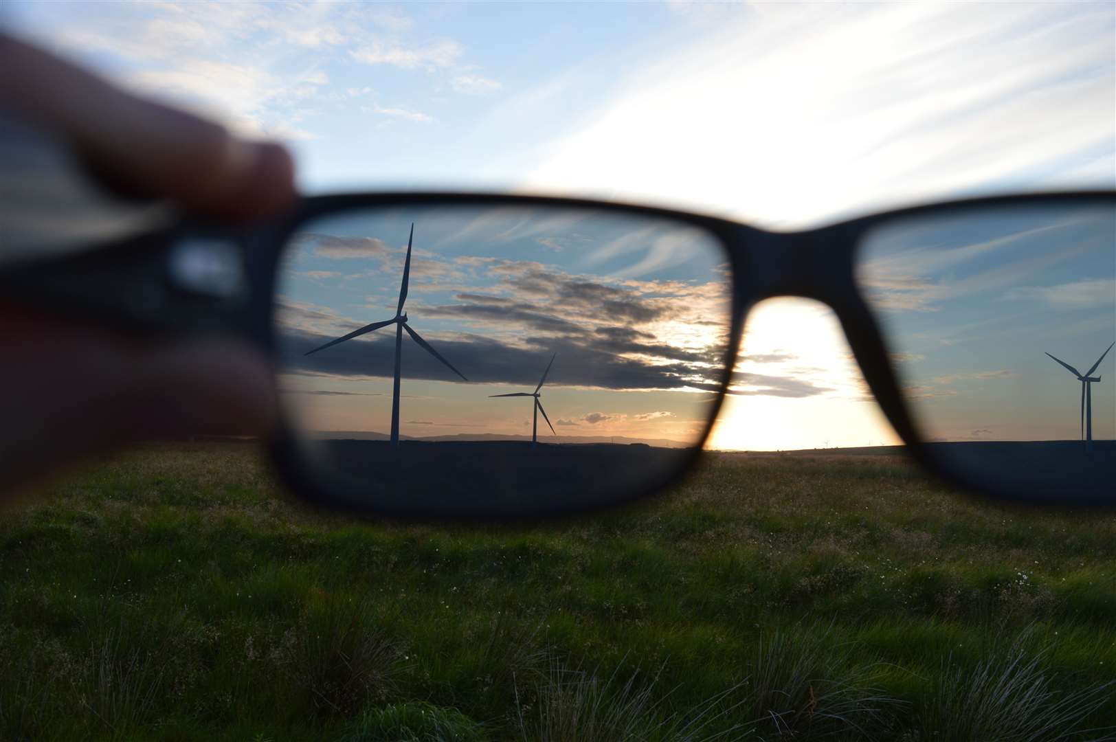 Student Iain Gallacher (22) took this picture of Whitelee Wind Farm near Glasgow.