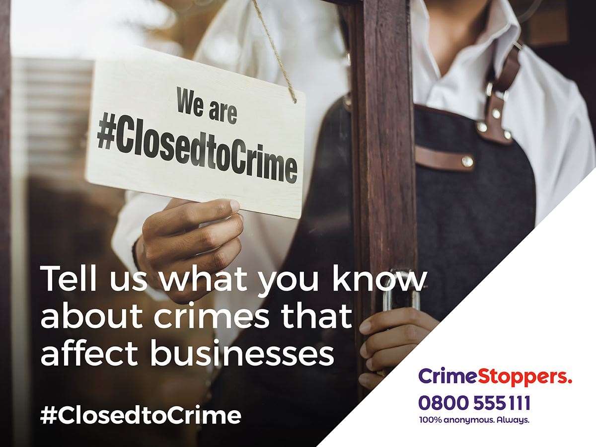 Crimestoppers Scotland has launched a #ClosedtoCrime campaign.