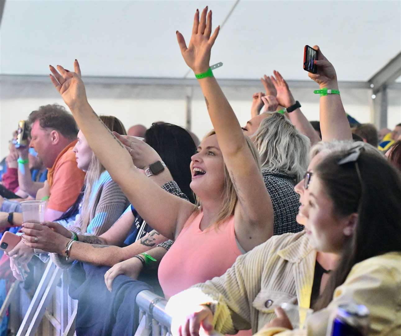 Festival fans revelling in the party atmosphere at Tunes By the Dunes in 2022. Picture: John Wright Studio