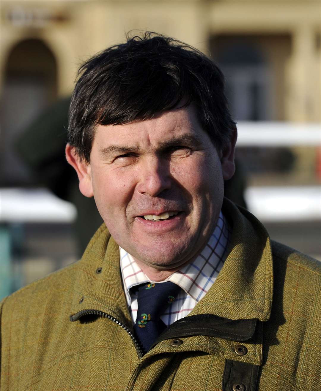 Trainer Sandy Thomson, whose horse Hill Sixteen died at the 2023 Grand National (PA)