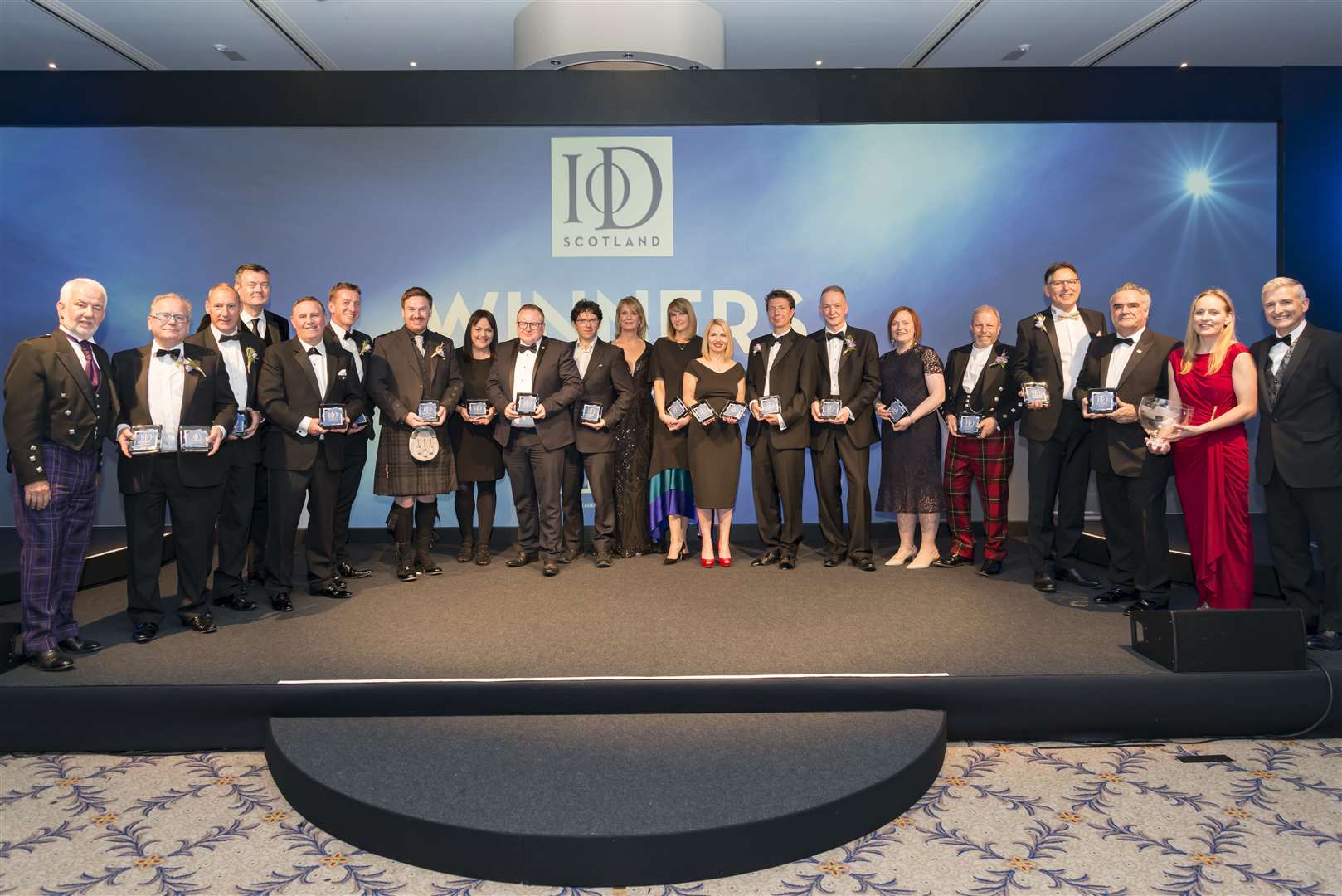Winners at the 2019 IoD Scotland Director of the Year Awards.