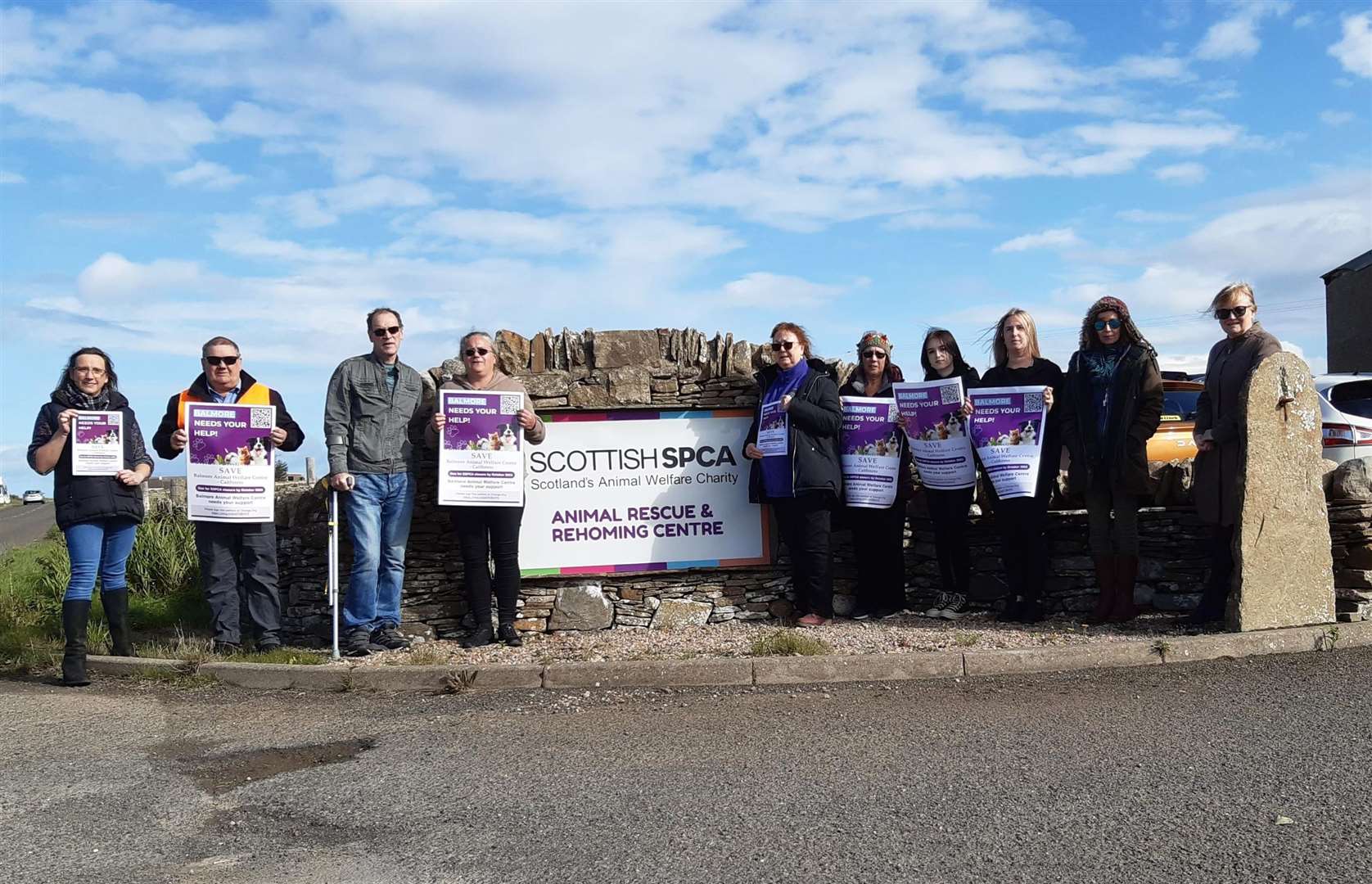 Campaigners were calling for a rethink of the Balmore animal centre closure plan. Picture: Matthew Reiss