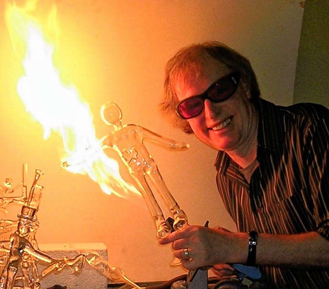 The heat is on for Thurso glass artist Ian Pearson with a busy schedule.