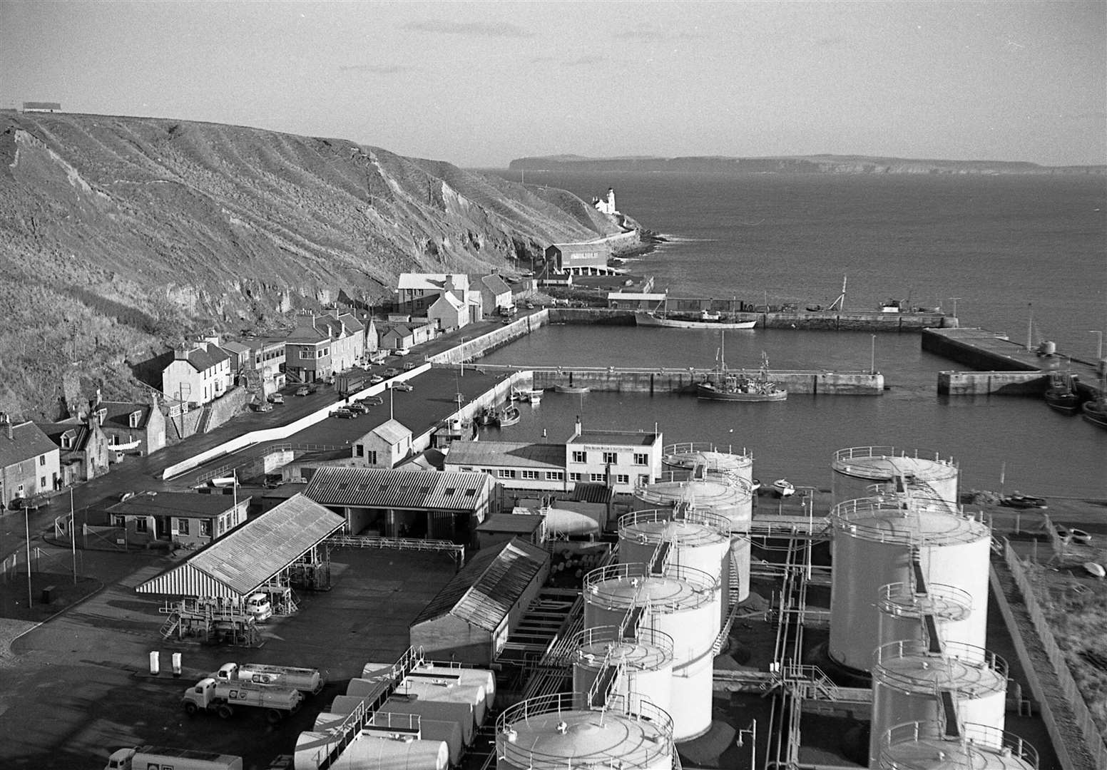 A view of Scrabster harbour long before any of the modern expansion had taken place. Jack Selby Collection / Thurso Heritage Society