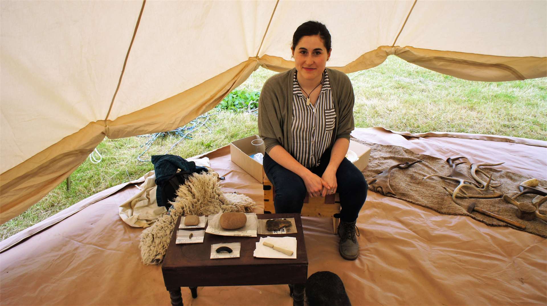 Sara is one of the archaeologists who will be at the Swartigill dig. Picture: DGS