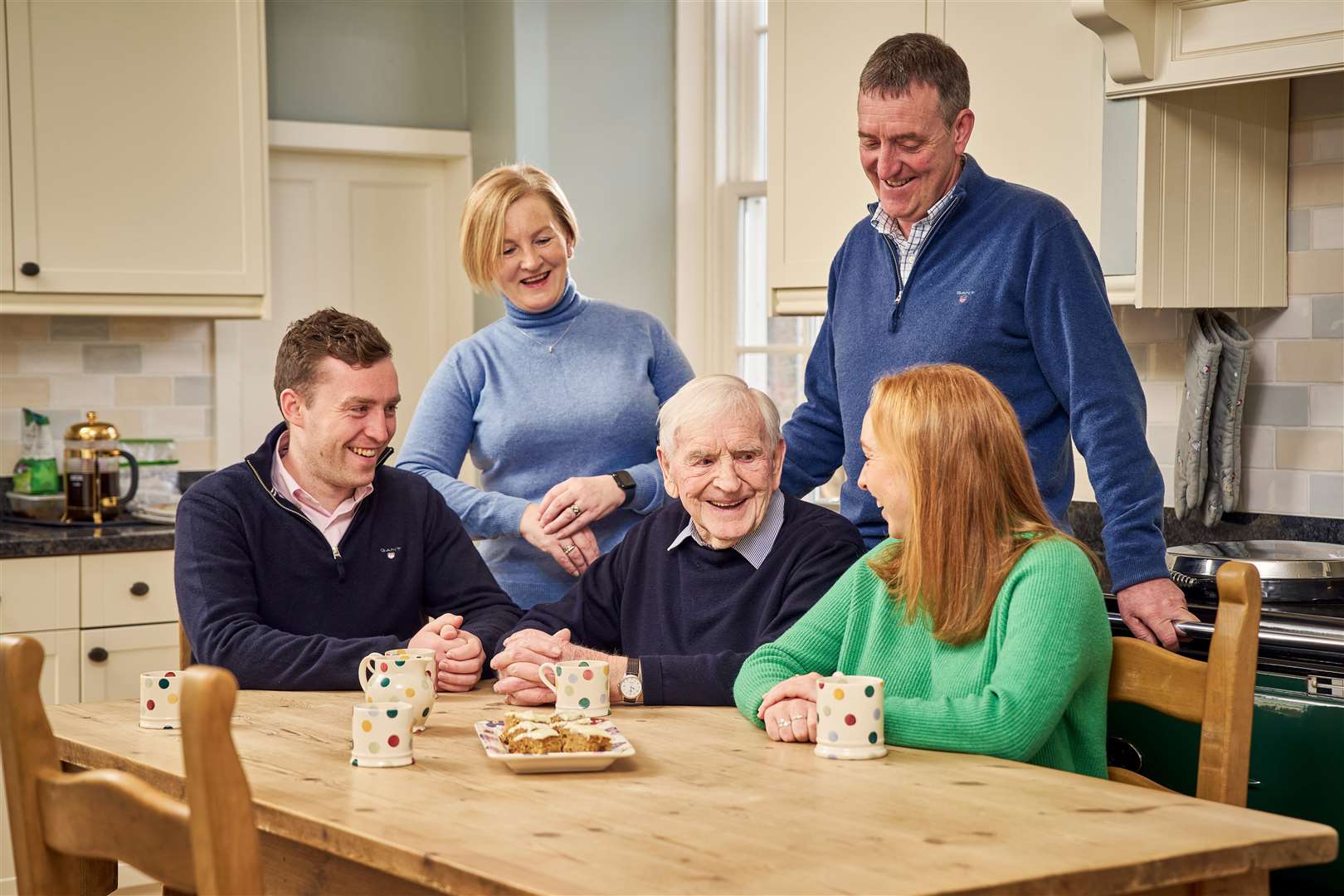 From left: Hamish, Elinor, Willie, James and Anna. Picture: RHASS