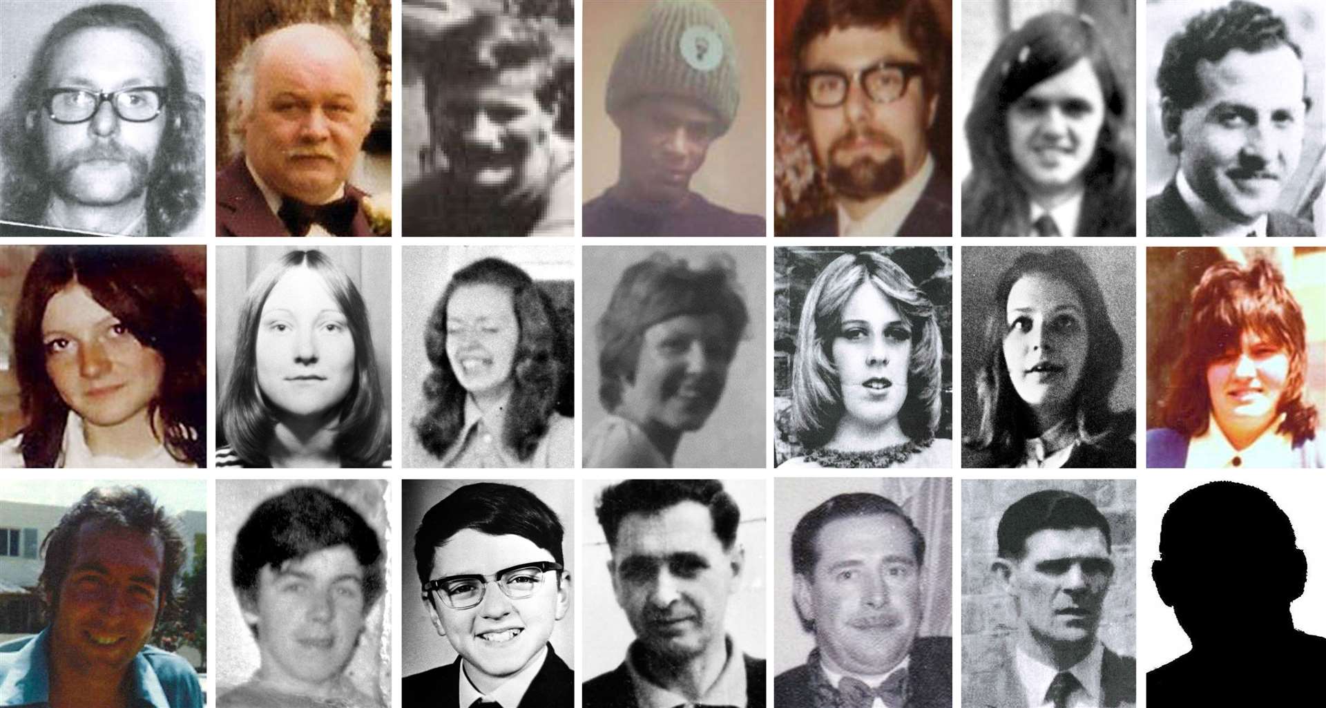 The 21 killed in the double bomb blasts (Birmingham Inquests/PA)