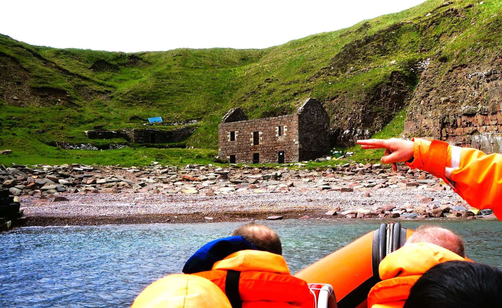 Sarclet bay seen from the Caithness Seacoast Tours boat. Picture: DGS