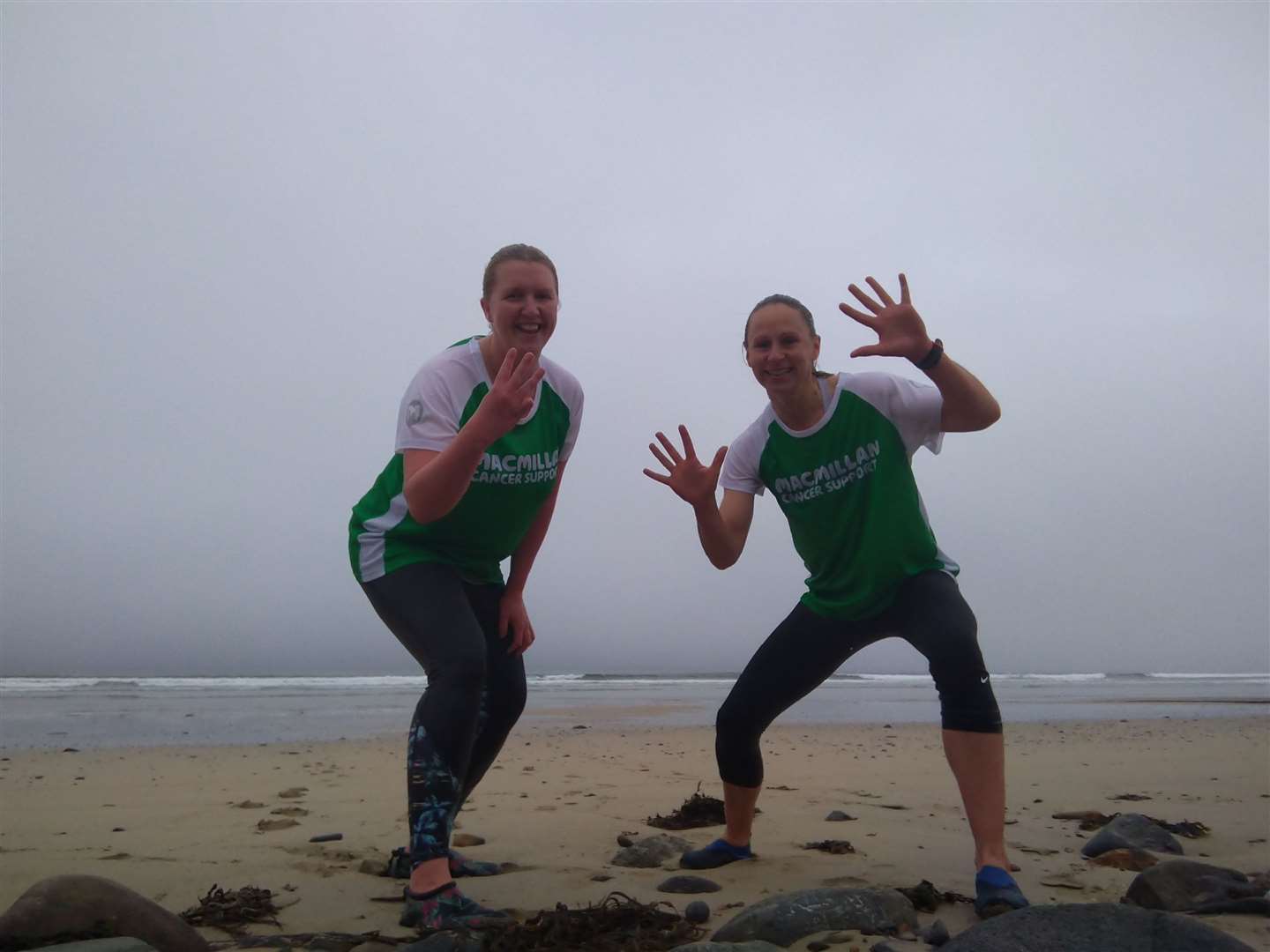 Claire(left) and Amy are doing 100 dips in 100 days for charity
