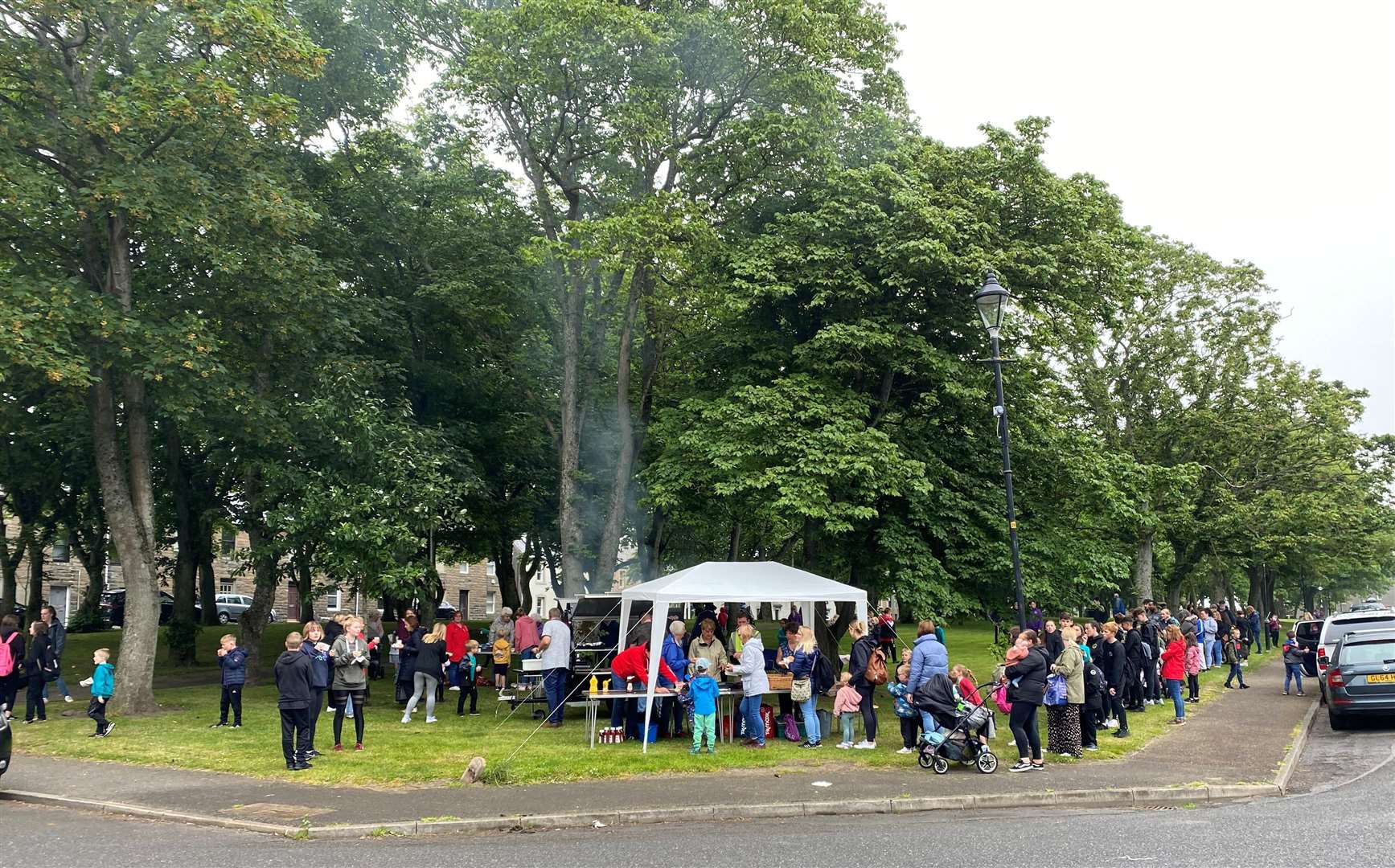 The barbecue in Argyle Square made a good start to the school holidays for Wick pupils.