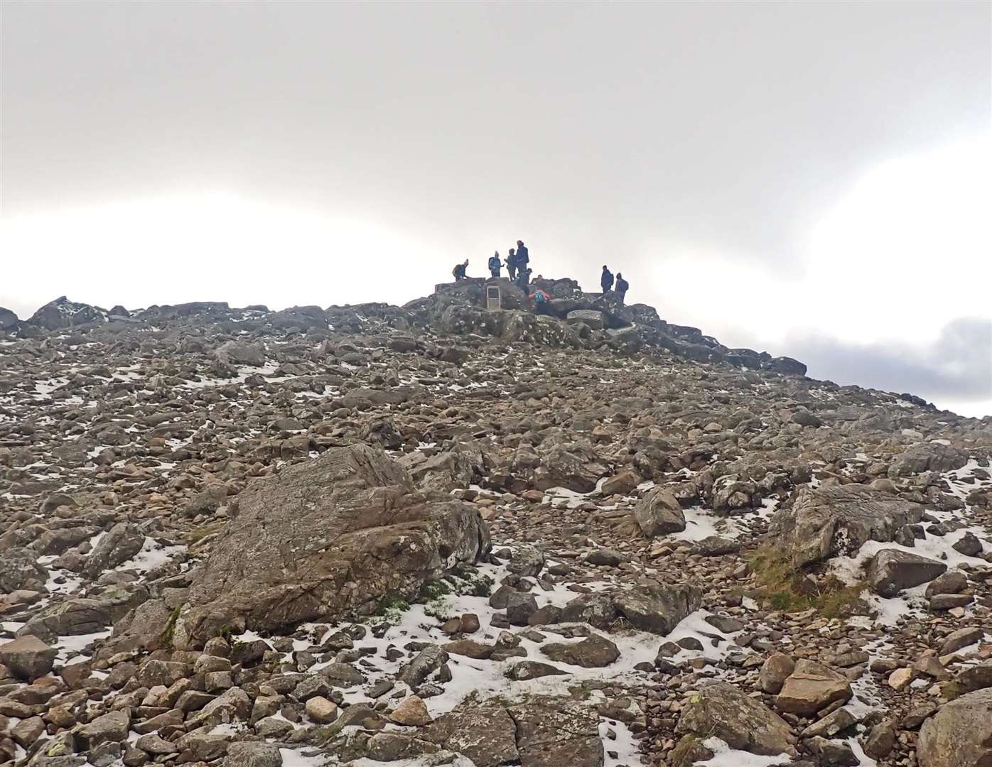 The summit of Great Gable.