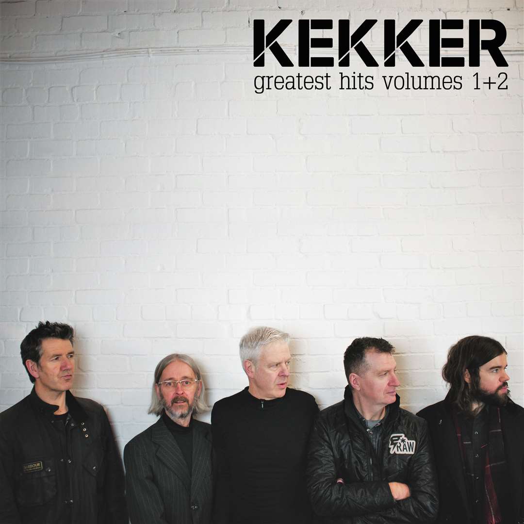 The new album by Keith called Kekker and featuring (from left) Dougie Vipond, Keith Matheson, Gregor Philp, Ged Grimes and Andrew Mitchell.