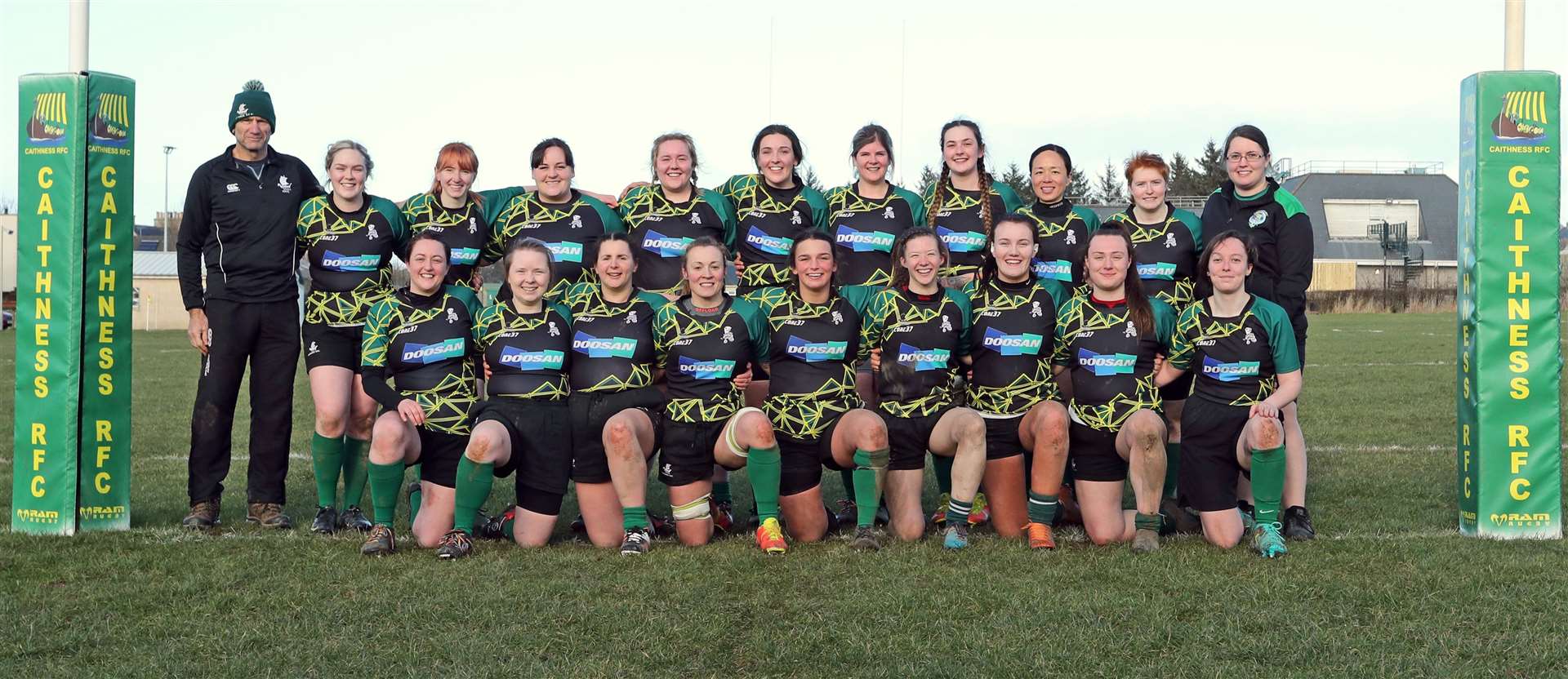 The Caithness Krakens who defeated Fraserburgh in the Scottish Women's Bowl. Picture: James Gunn