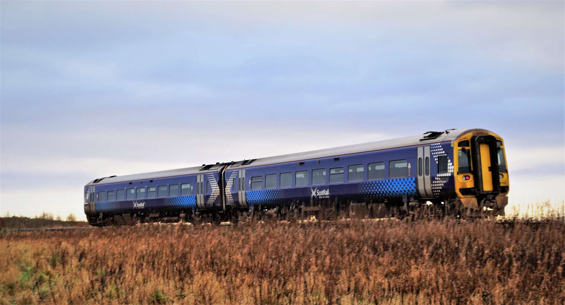 The rail operator has provided a replacement bus for people making the journey. Picture: DGS