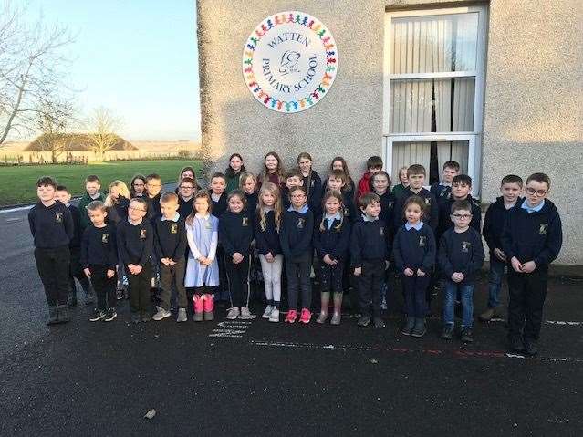 Watten Primary School children are 'thinking of others' over the Christmas season.