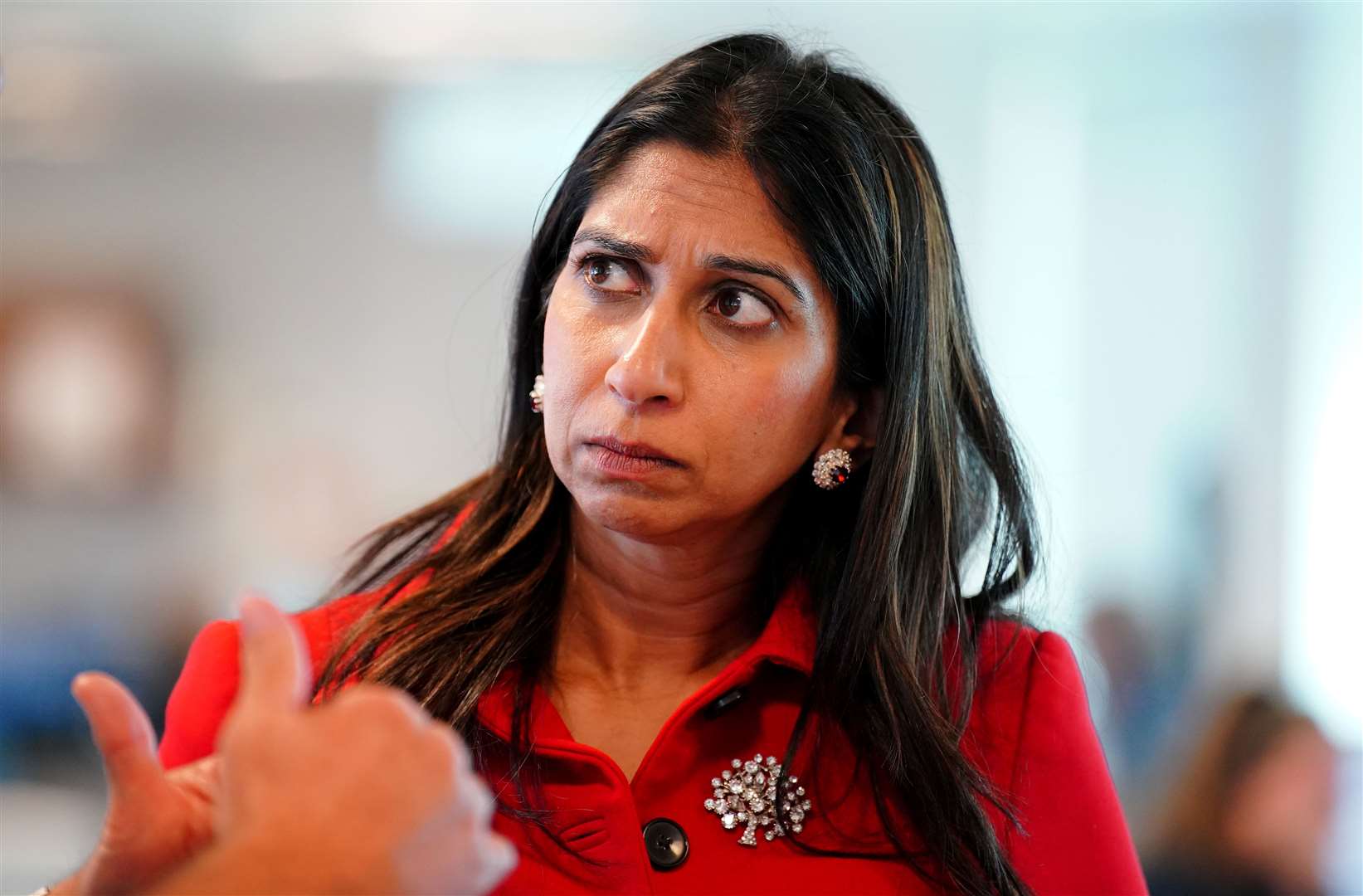 Home Secretary Suella Braverman made the controversial ‘invasion’ remarks in the Commons (Peter Byrne/PA)