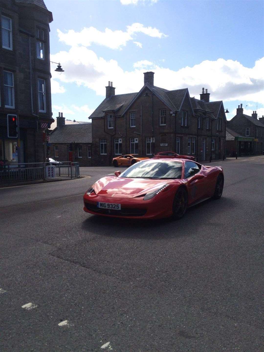 Ferrari 458 Italia also made an appearance on Traill Street.