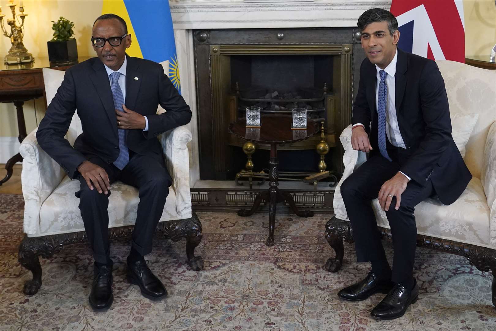 Sunak meets Kagame as Braverman hits out at Rwanda ‘housing crisis’