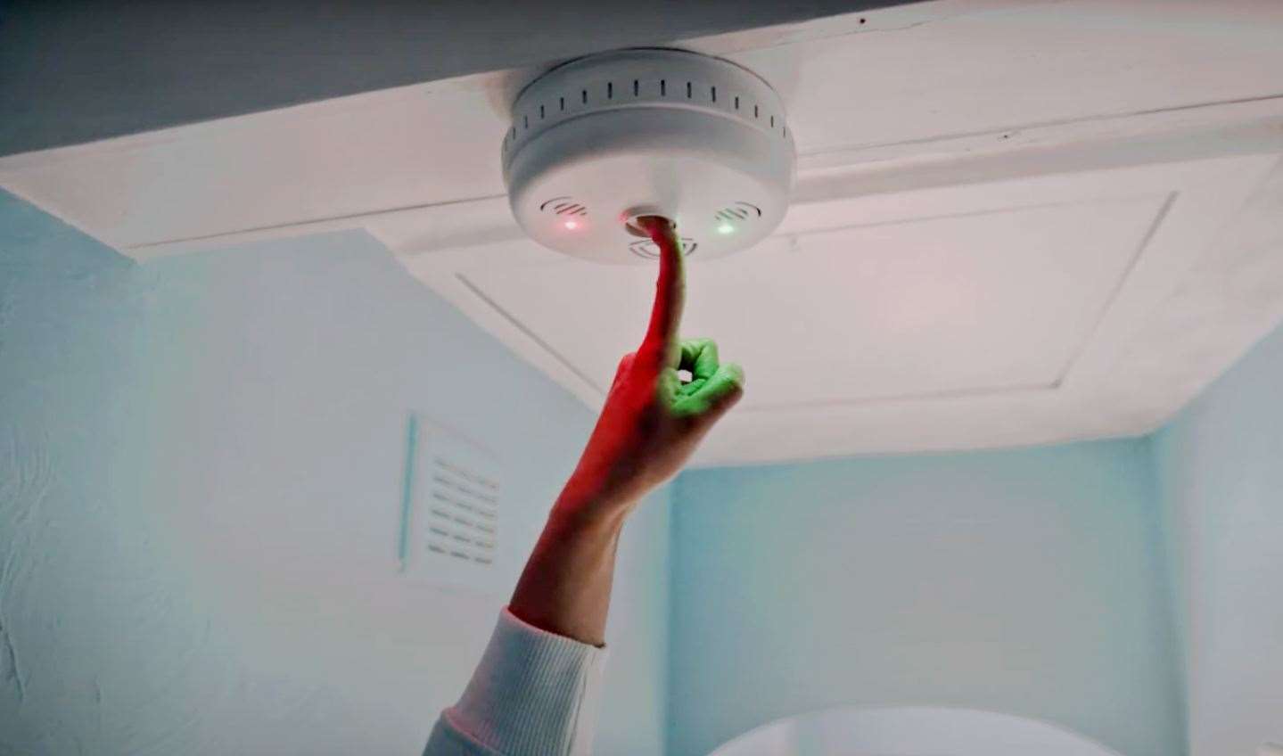 A screenshot from a Scottish Government video about the new fire alarms standards.