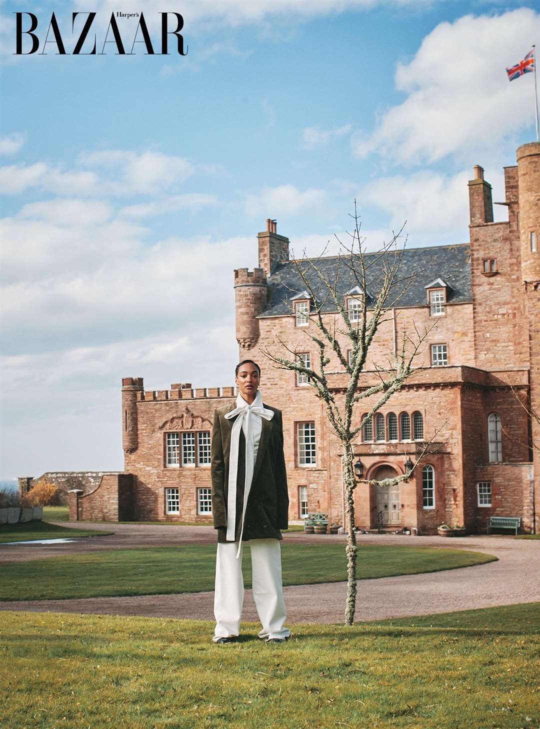 Jourdan at the Castle of Mey. Picture: Harper’s Bazaar UK/Richard Phibbs