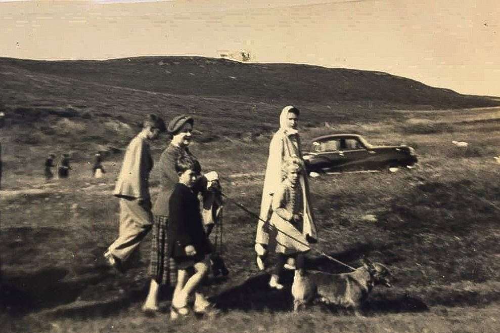 The grand house was a favourite of the Queen Mother who is pictured with members of the Royal Family at Dunnet. Picture supplied