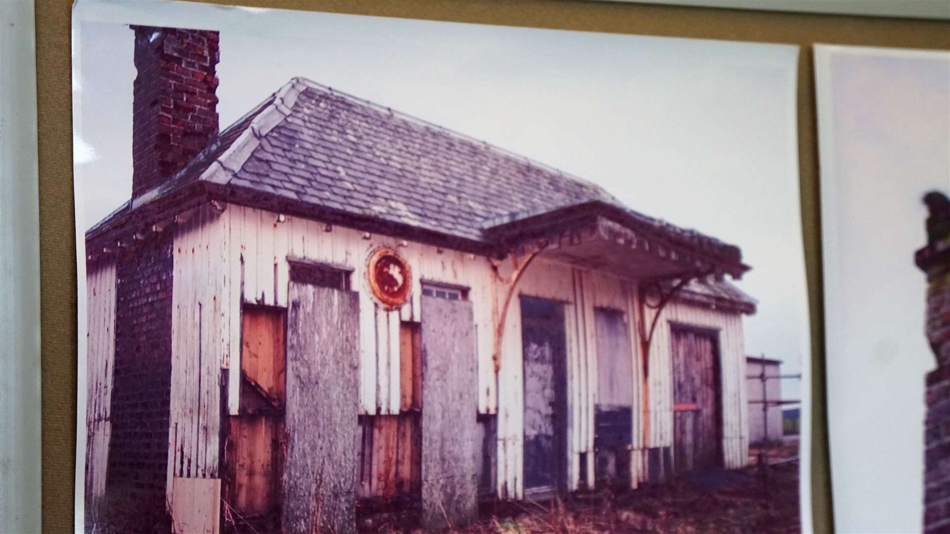 An old photograph of how the building looked like before renovation work.