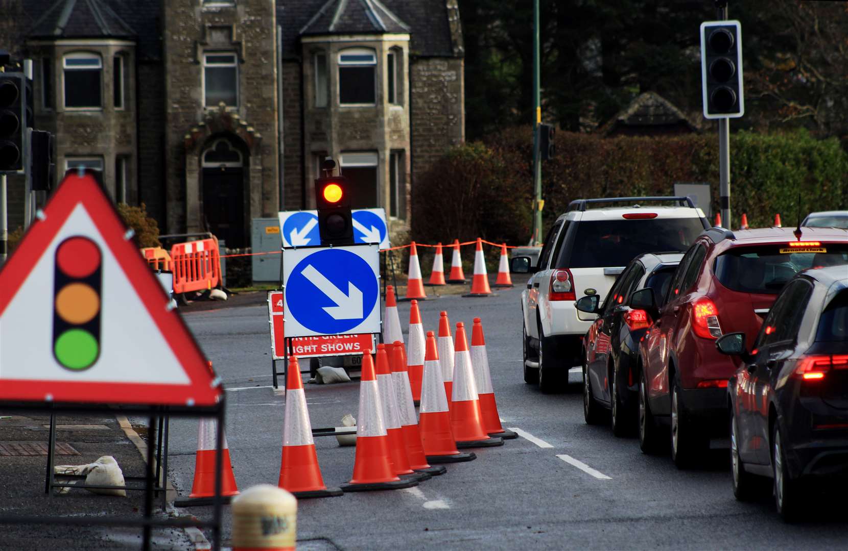 Roadworks at Thurso Toll due to finish on February 16.