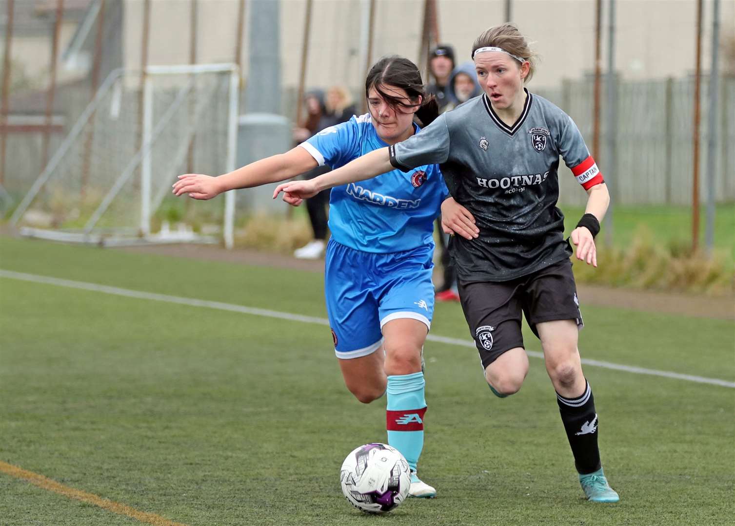 Carly Erridge netted four goals against Nairn St Ninian last weekend. Picture: James Gunn