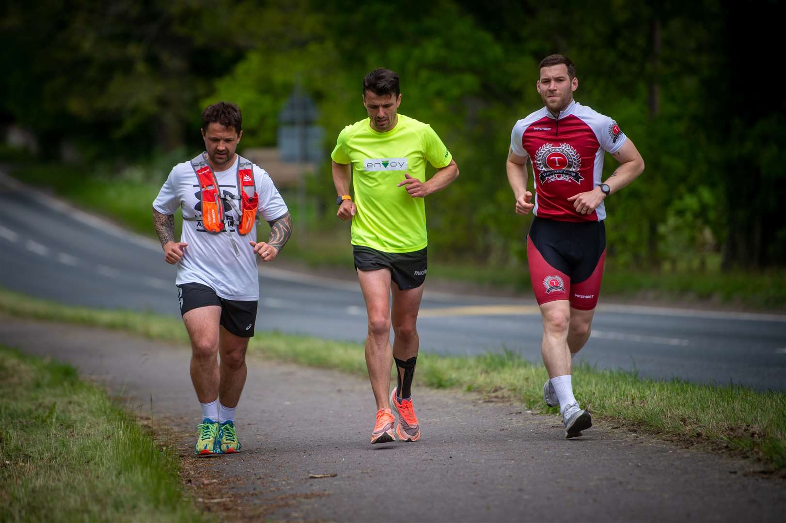 Steven Mackay during the last day of his run. Picture: Callum Mackay