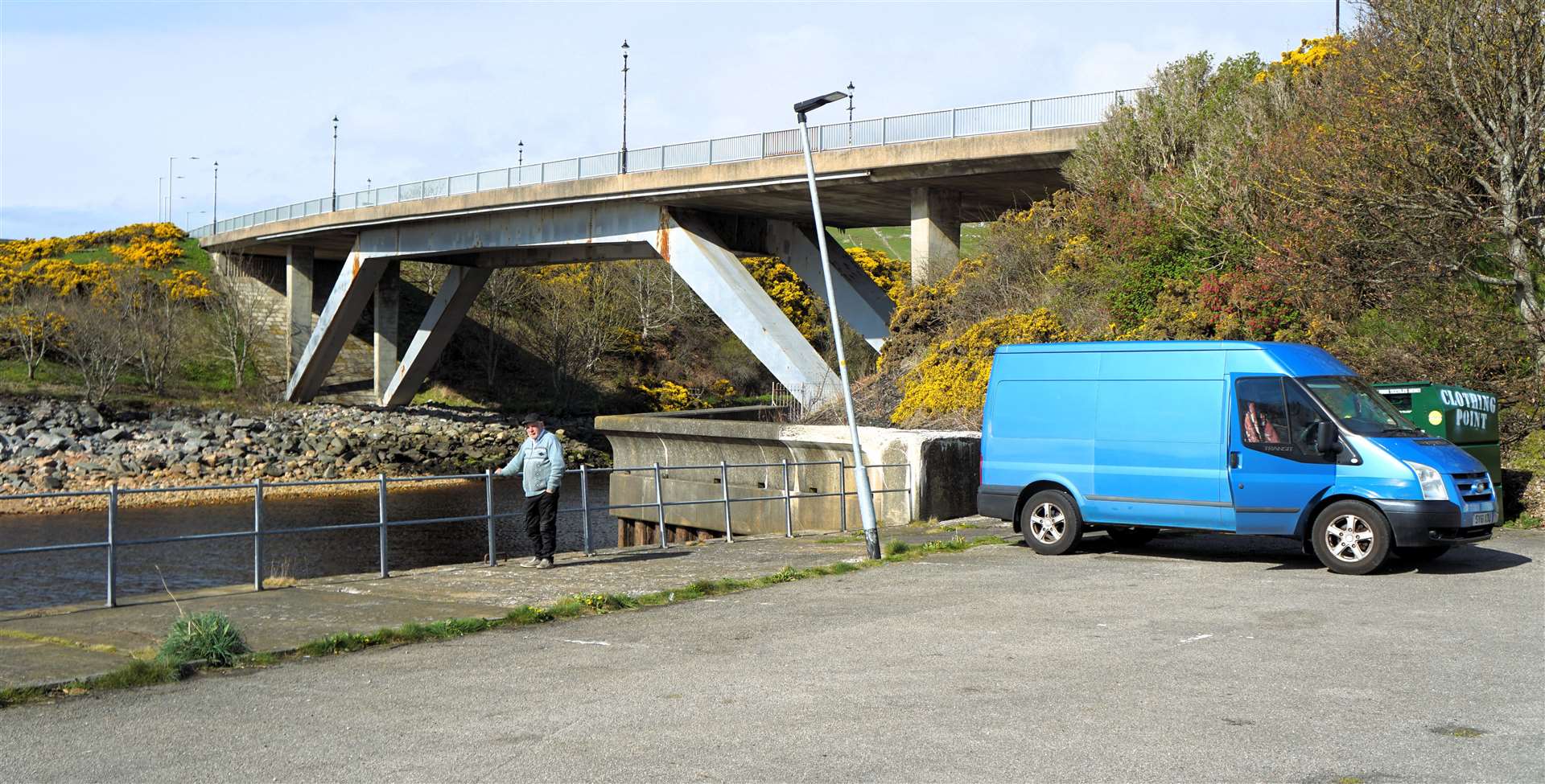 Charlie is living in his van at Helmsdale harbour and suffers from numerous health conditions. Picture: DGS