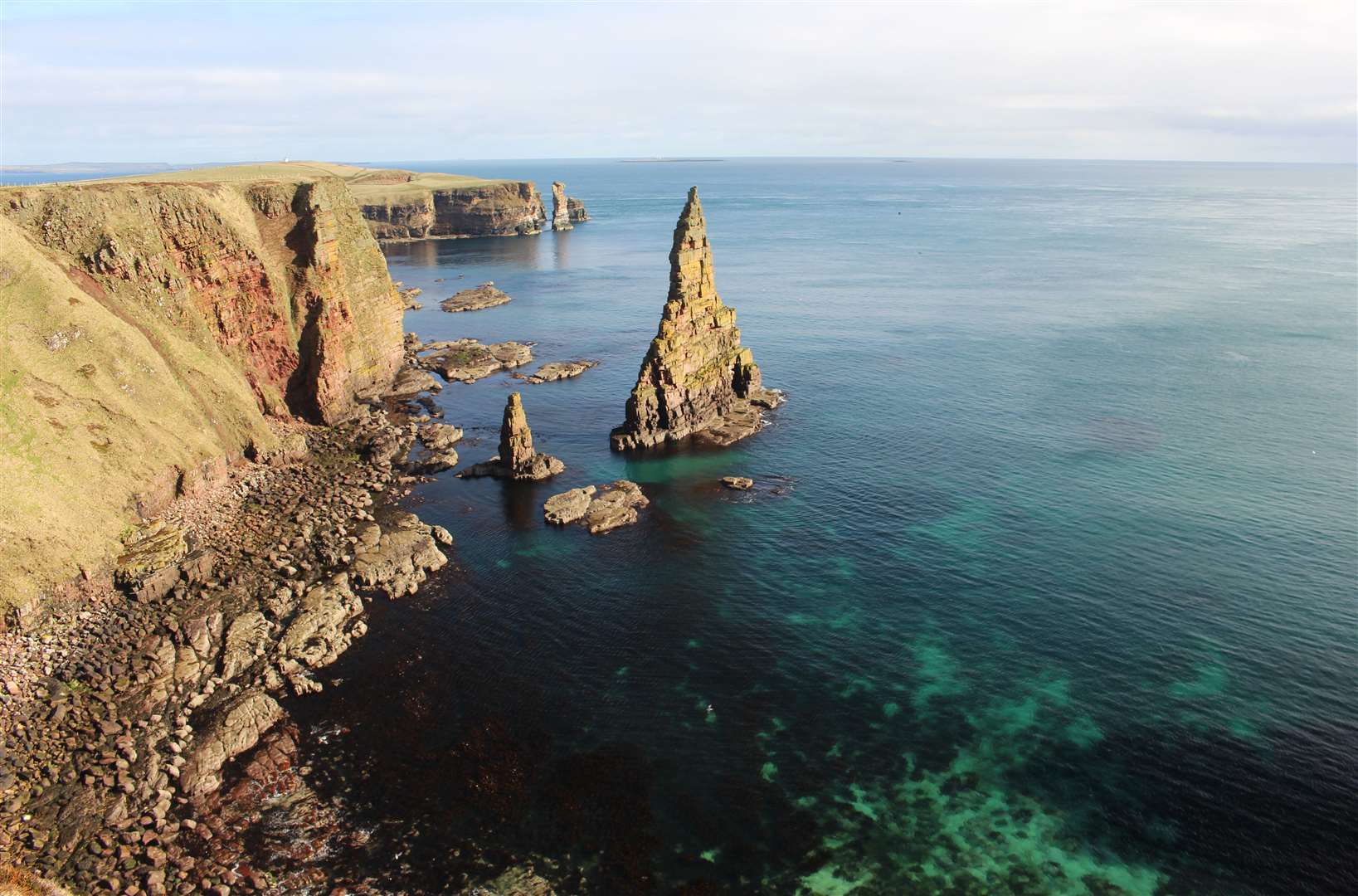The Stacks of Duncansby, one of the most popular locations on the Caithness stretch of the NC500. Picture: Alan Hendry