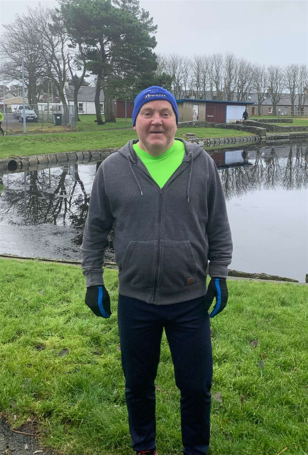 Peter Dobbie was taking part in his 50th parkrun at Thurso.