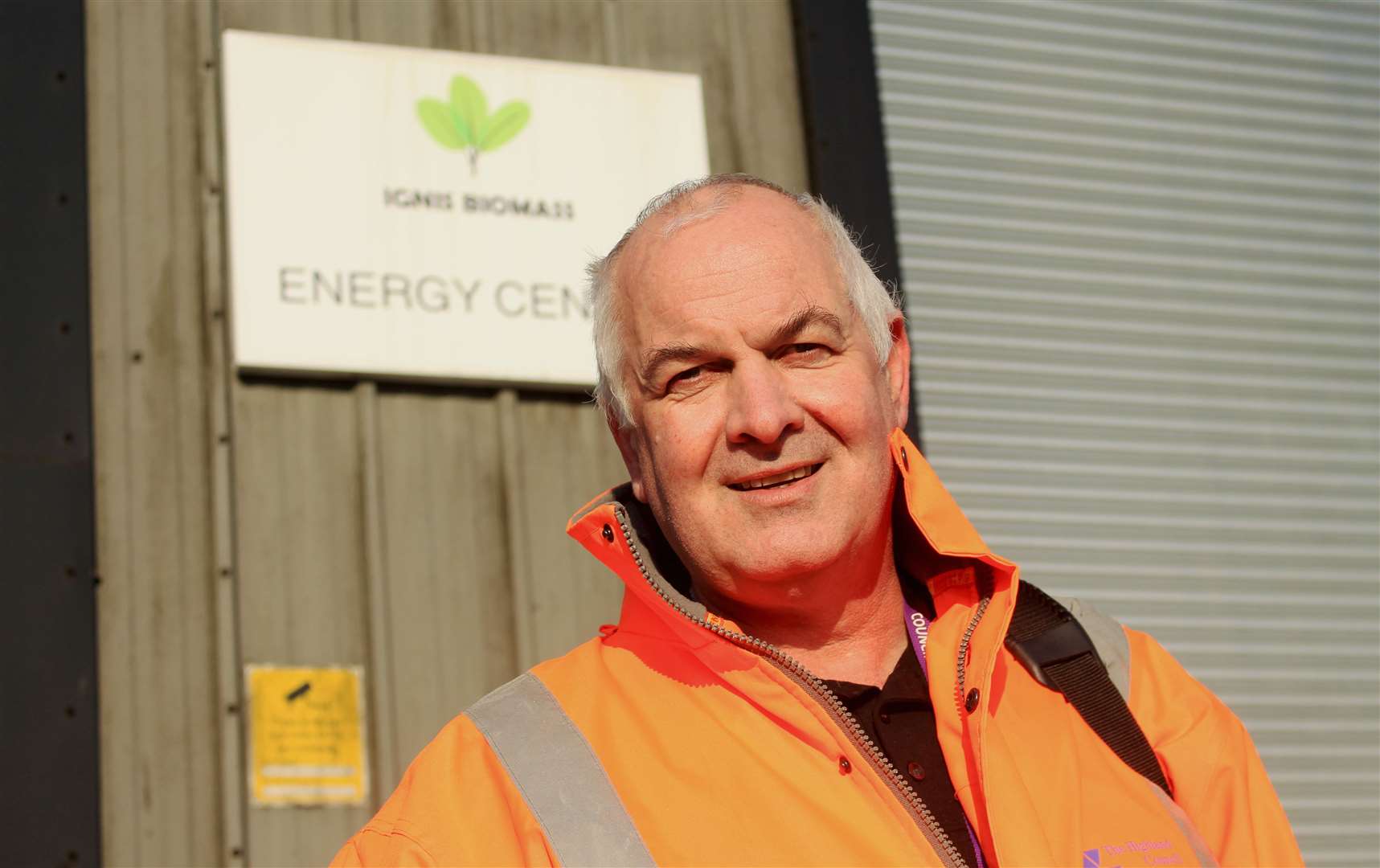 Councilor Raymond Bremner after visiting the Ignis factory in Wick.  Photo: Alan Hendry