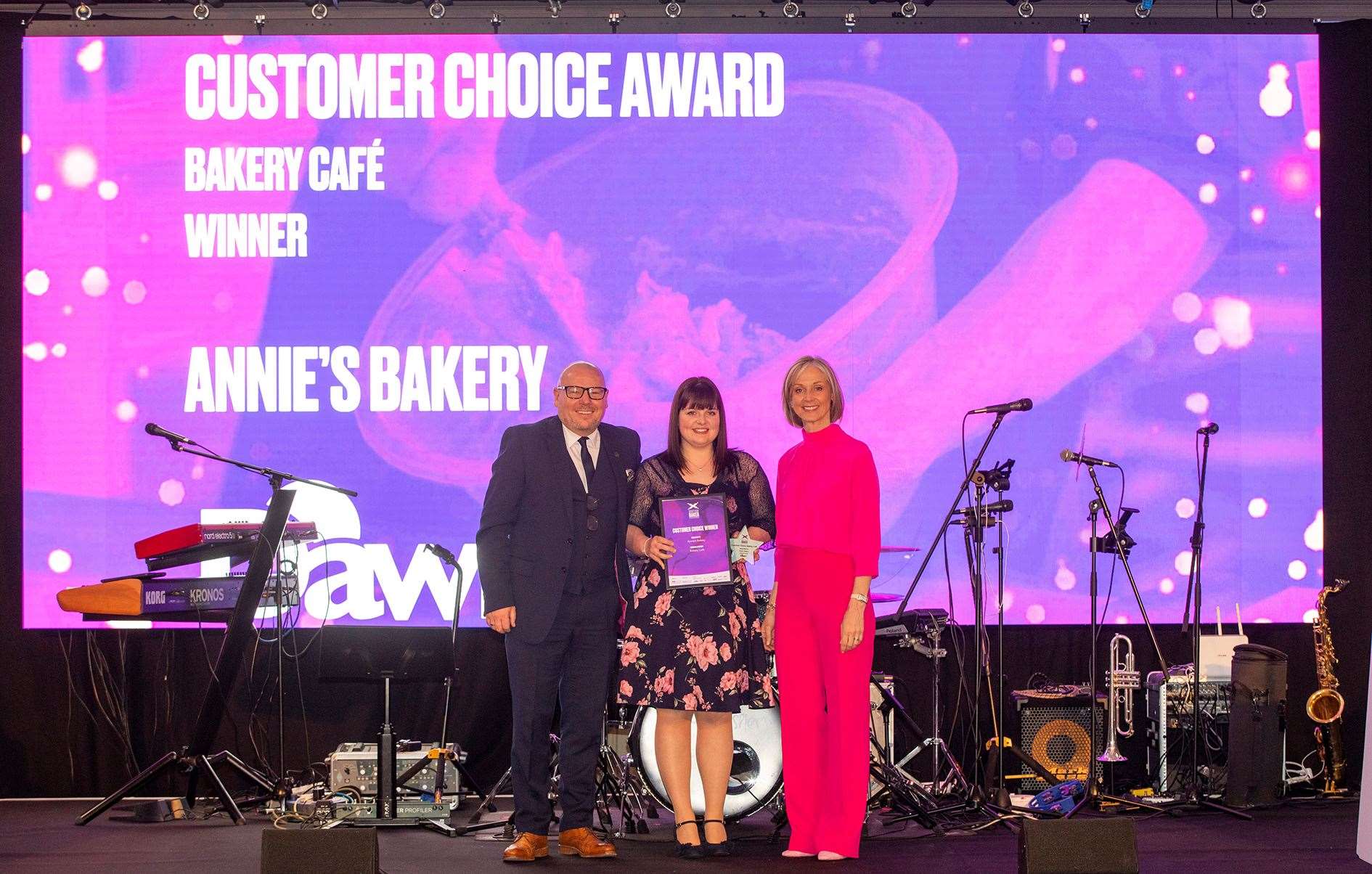 Annie Body with her best cafe bakery award