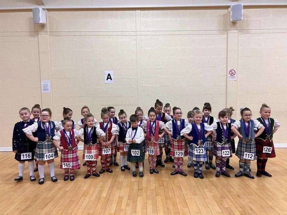 Some of the talented Highland dancers who took part in the event. Picture supplied.
