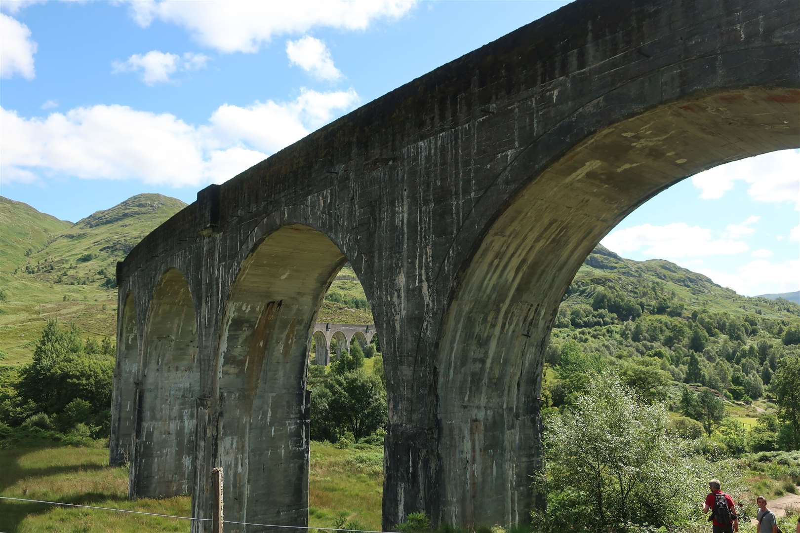 A view through the arches.