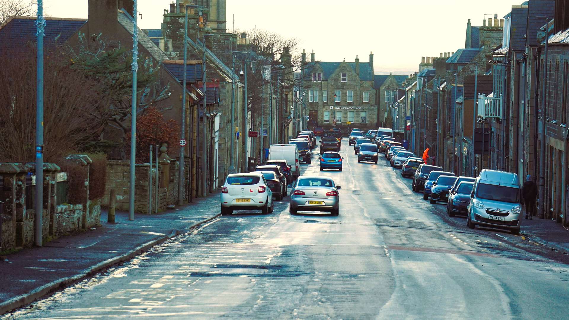 Princes Street in Thurso. The town has a good record for driving test pass rates according to DVLA stats. Picture: DGS