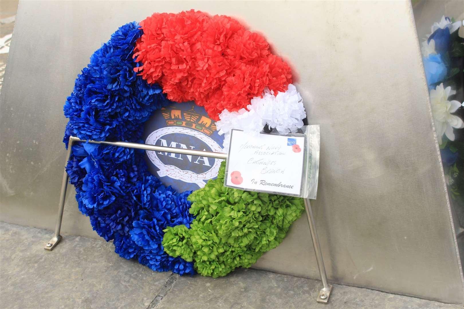 The Merchant Navy Association wreath.