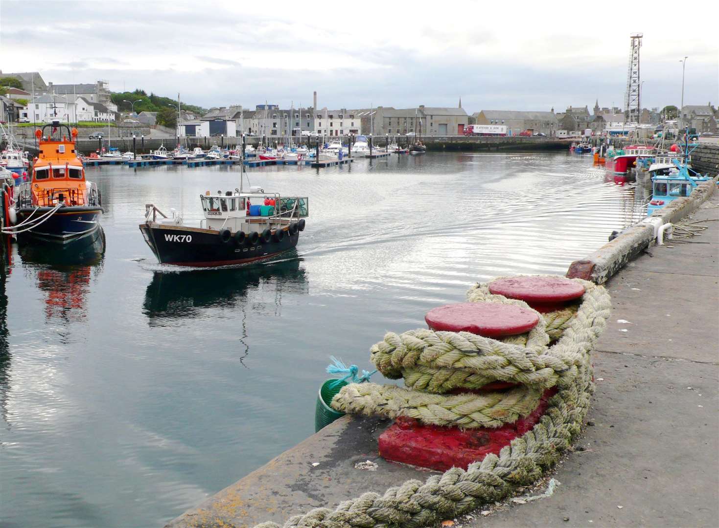 Mariners are advised to update their GPS. Wick Harbour pic by John Knowles.