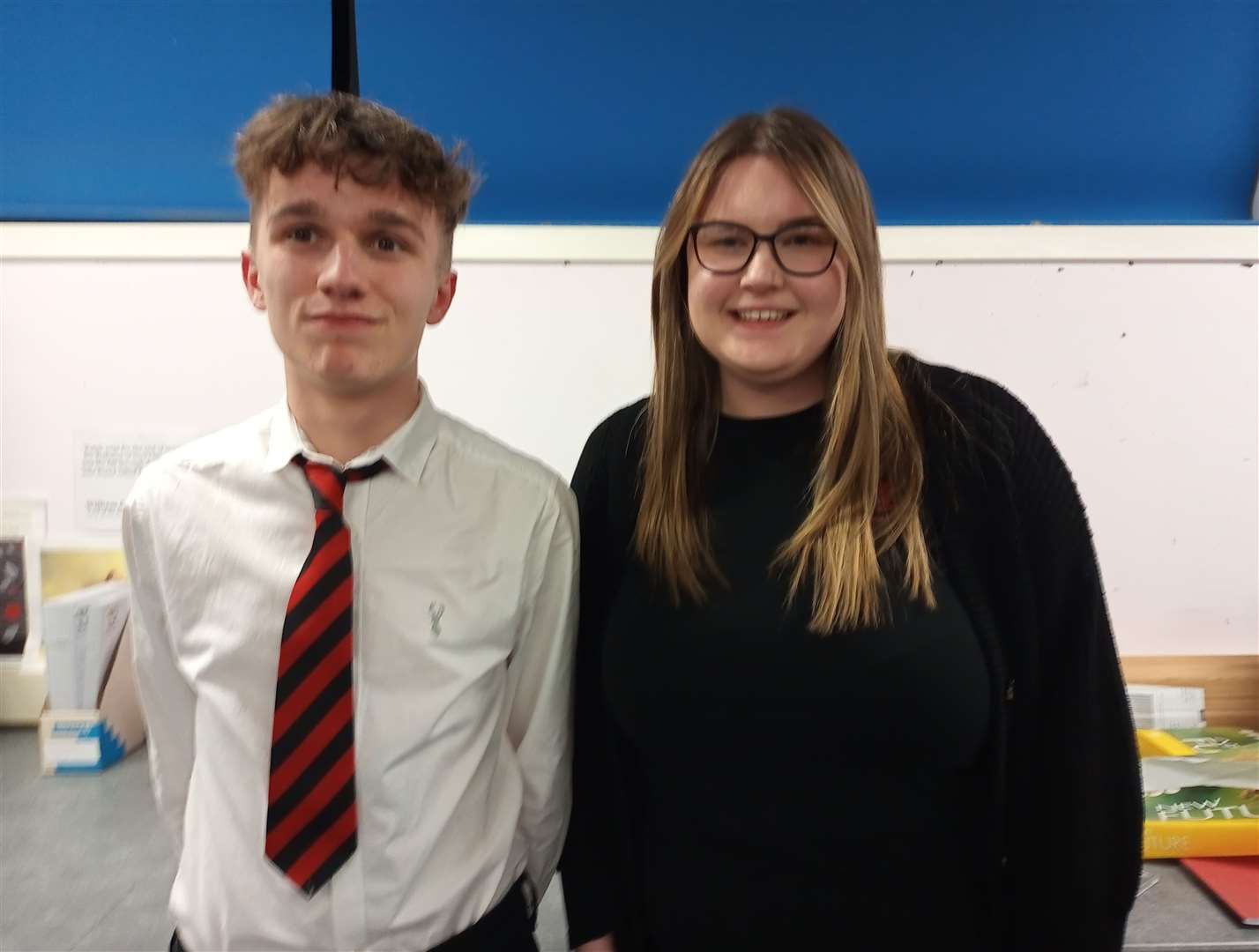 Innes Morgan and Ashleigh Coghill reached the semi-finals of the Donald Dewar Memorial Debating Tournament.